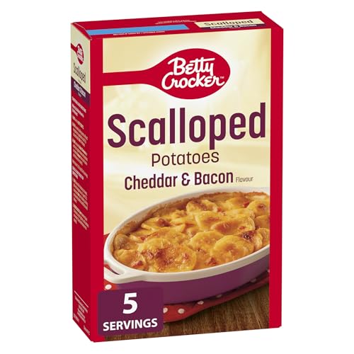 Betty Crocker - Betty Crocker Cheddar and Bacon Scalloped Potatoes, 148 Grams package of Scalloped Potatoes