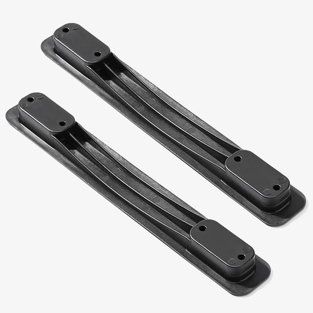Image of Lasenersm 1 Piece Luggage Handle Replacement, 23.3 x 3.3cm, Black ABS Plastic Pull Handle Grip for Luggage Suitcase, Box, Case