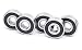 (Qty.100) CMB 608 2RS C3 Bearing 8x22x7mm, Skateboard Bearing - Chrome Steel (Gcr15)