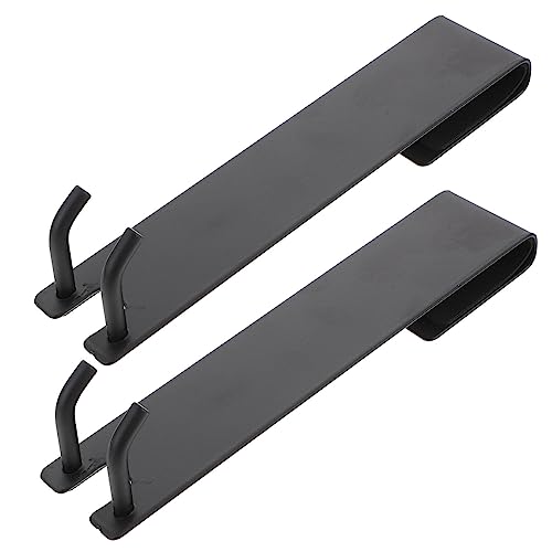 Angoily 2 Piezas Sin Gancho De Perforación Drenar Baño Ducha Estante Hundir Cromo Por La Puerta Dispensador Bar Limpiador Radiador Sobre El Organizador De La Puerta Carril Acero Inoxidable