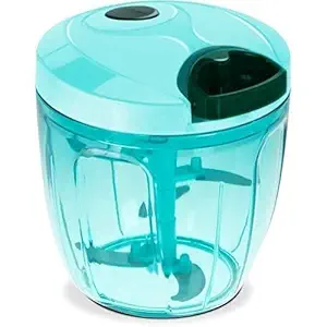 Handy Chopper Pro with 6 Blades for effortlessly Chopping Vegetables and Fruits for Your Kitchen 1000ml XL (Green)