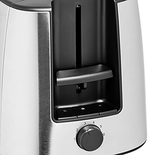 WMF Bueno Pro Toaster Langschlitz 4 Scheiben mit Brötchenaufsatz, XXL Toast, Aufknusper-Funktion, 6 Bräunungsstufen, 1550W, Toaster edelstahl matt – Bild 6