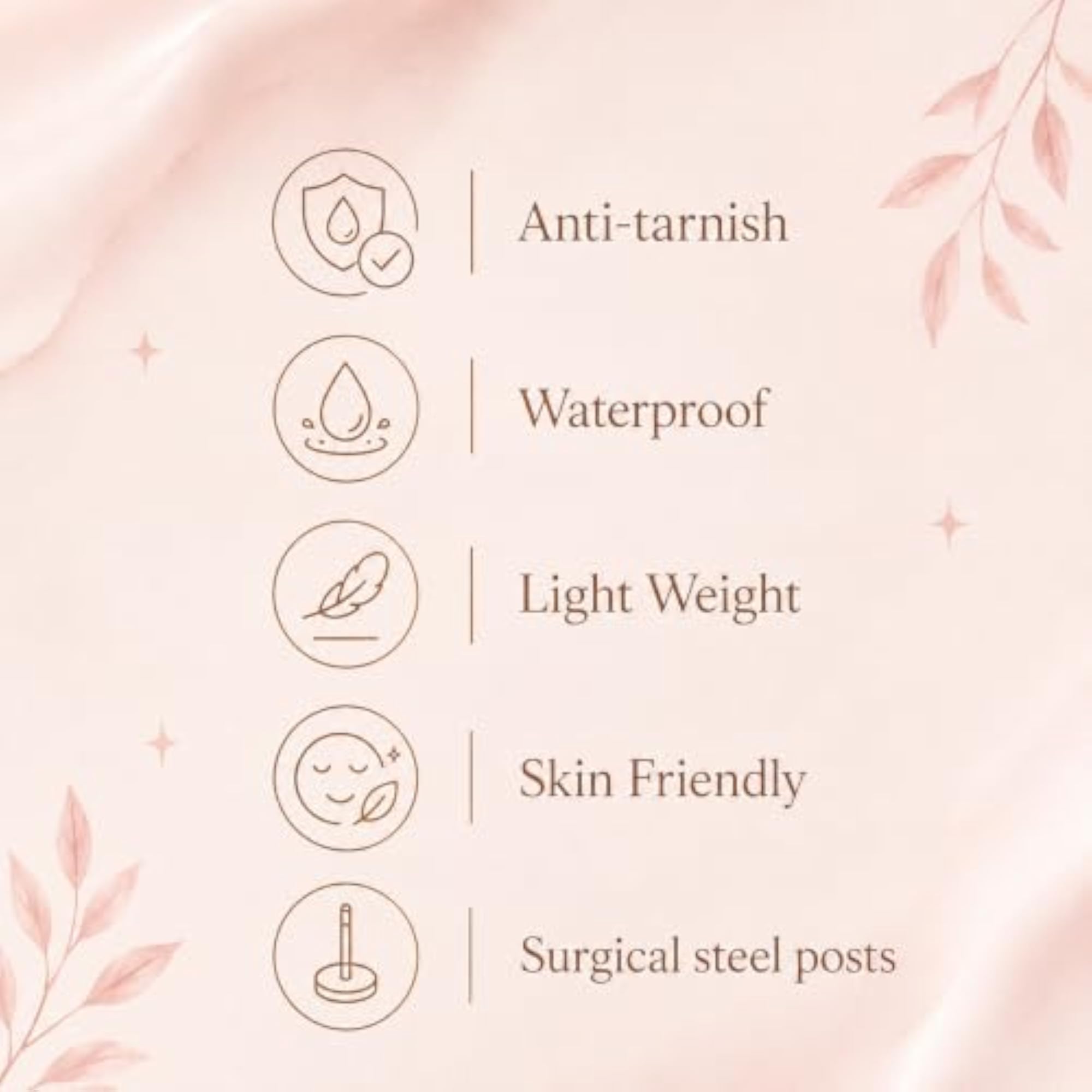Women's Surgical Steel Hypoallergenic Earrings