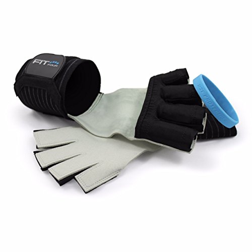 Fit Four F4G Calisthenic Gymnastic Grip Fitness Weightlifting Gloves, Callus Guard Superior Hand Protection, Say Goodbye to Ripping(Small)
