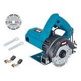 Hanabi Serra Mármore Profissional 220V 1800W 13000Rpm com 1 disco 110mm, Para Corte de Mármore, Concreto e Madeira, Corte Profundo 20mm, com Regulagem de Profundidade