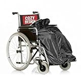 Gr8 Home Wheelchair Cozy Wrap Waterproof Water Resistant Fleece Blanket Throw Travel Car Lined Cosy Leg Cover