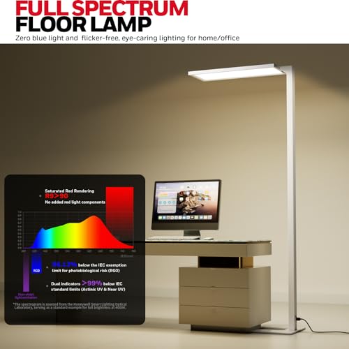 Image of Honeywell 06E Ultra Sunturalux Dual-Light LED Floor Lamp Modern 16500LM