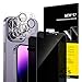 Produktbild NEW'C 2 x Sichtschutz für iPhone 14 Pro Max für Panzerglas (6,7 Zoll) und 2x Kamera Panzer Schutz Glas Kameraschutz für iPhone 14 Pro Max (6,7 Zoll) -28 Grad verbesserter Sichtwinkel