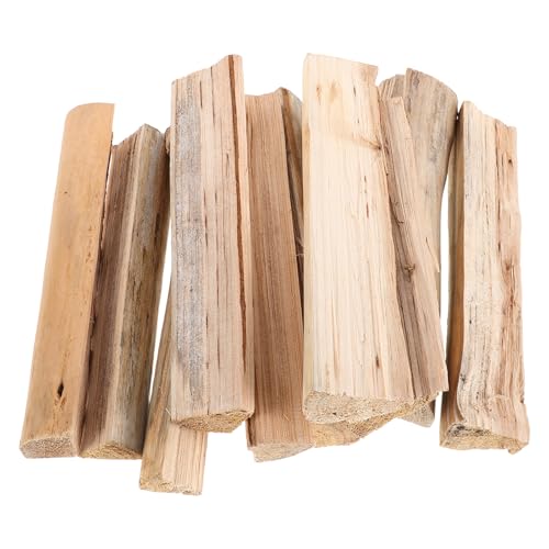 SMASOLO 10 Pezzi Legna da Ardere Essiccata Forno Ceppi in Legno Duro Naturali per Caminetto Barbecue Forni Pizza e Falò Legna per Focolari e Fumatori Accensione Rapida e Aroma Affumicato
