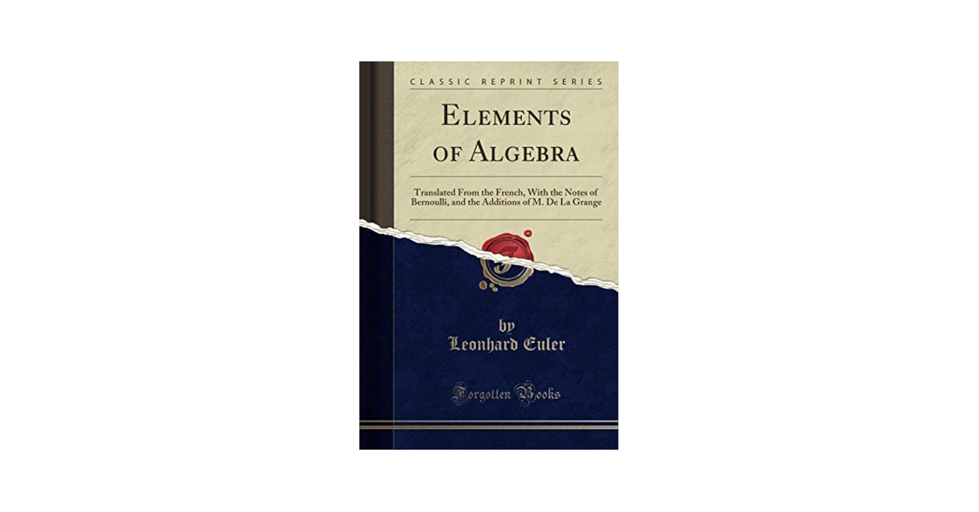 Elements of Algebra (Classic Reprint): Translated From the