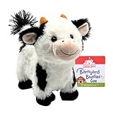 Cuddle Barn - Barnyard Buddies Cow | Animated Singing Cow Plush Stuffed Animal | Walks and Wags Tail to Old Macdonald, 8 inches
