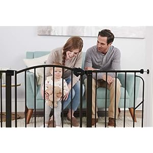Regalo 58-Inch Easy Step Extra Tall Arched Décor Walk Thru Baby Gate, Award Winning Brand, Includes 4-Inch Extension Kit, 4 Pack Pressure Mount Kit and 4 Pack Wall Mount Kit, Bronze Regalo 58 Inch Easy Step Extra Tall Arched Decor Walk Thru Baby Gate Award Winning Brand Includes 4 Inch Extension Kit 4 Pack Pressure Mount Kit and 4 Pack Wall Mount Kit Bronze