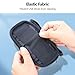 ABLAZE Flash Drive Case USB Storage Case, USB Holder Storage Bag with Label, Portable USB Case Electronic Accessories Organizer for USB Thumb Drive (Black)