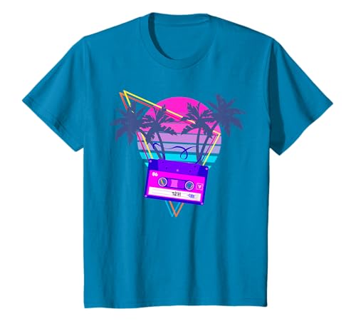 Cassette Vaporwave Sunset des années 90 dans Le Style Outrun T-Shirt