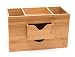 Lipper International 1803 Bamboo 3-Tier Desk Organizer, Brown