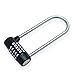 Price comparison product image 5 Wheel Combination Padlock,65mm Body, hardened stainless steel, weatherproof and outdoor padlock, gym, school, employee locker, fence, storage, warehouse container garage shutter door lock shackle