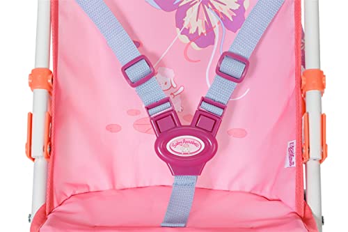 Baby Annabell Active Stroller with Shopping Bag 707470 - Accessories for Dolls up to 43cm - Features Foam Handles and Clip-Together Belt - Suitable for Kids from 3+ - Image 6