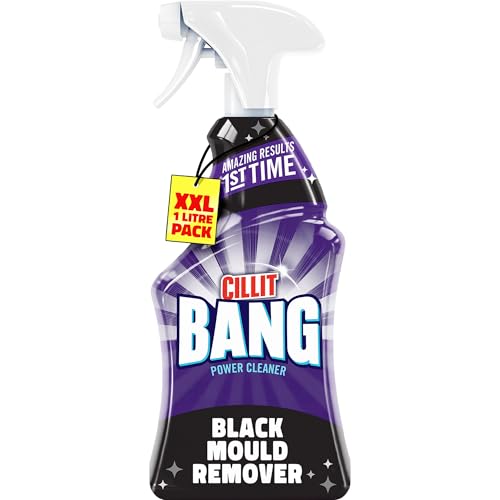 Cillit Bang 1000ml Black Mould Remover Single Pack Removes Mould Mildew & Dirt