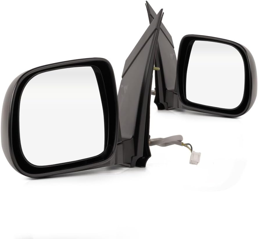 For Toyota Sienna 2004-2010 Door Mirror Driver and Passenger Side | Pair | Power | Heated | Paint To Match | Replacement For TO1320205, TO1321205 | 87940AE020, 87910AE020