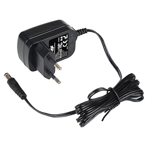 AKYGA Universal Netzteil AK-TB-09 Steckernetzteil, Festspannung 12V 0.5A 6W 5.5 x 2.1 mm mit 1.4m kabellänge