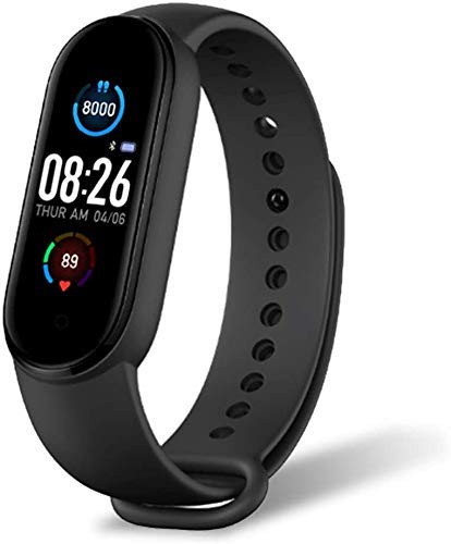 Product image of captcha (Last Day Deal Offer: 5 Years ) Z421 Smart Watch Band Fitness Heart Rate with Activity Tracker WaterproofLike Steps Counter, Calorie Counter, BP, & OLED Touchscreen, Multicolor (M5Band_111)