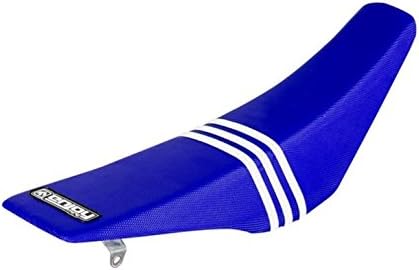 Enjoy MFG Pleated Seat Cover For Honda CRF 450 R Early Models - Black Sides/Red Top Pleated - View #4