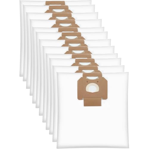 GAS 35 Vacuum Cleaner Bags for Bosch Professional Wet/Dry Vacuum Cleaner - Accessories for GAS 35 L AFC/M AFC/L SFC+ - Spare Parts Industrial Vacuum Cleaner (12 Replacement Bags)