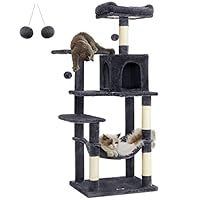 FEANDREA キャットタワー 大型猫 据え置き 高さ143CM PCT15W Amazon | FEANDREA キャットタワー 大型猫用 猫タワー 多頭飼い