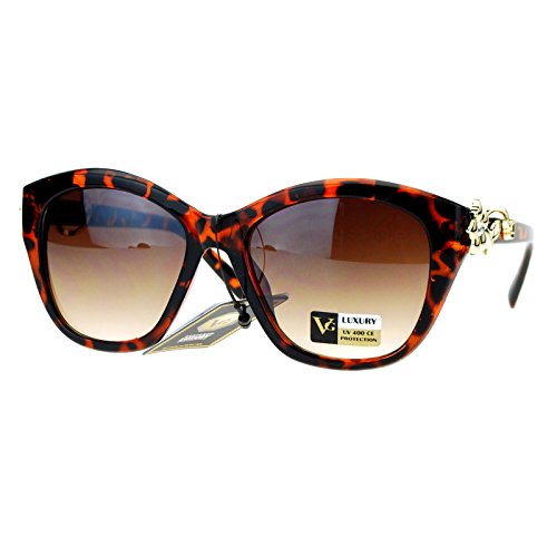 Vintage Floral Design Rhinestone Sunglasses Womens Fashion Eyewear