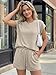 AUTOMET Womens Lounge Two 2 piece Sets Summer Spring Cruise Outfits 2026 Matching Beach Vacation Clothes Travel Sweatsuits Sweat Casual Romper Shorts Fashion Trendy Clothing Loungewear Khaki S