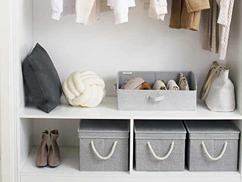 image for StorageWorks 32L Storage Bins with Lids, Decorative Storage Boxes with