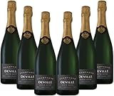 Jean Paul Deville - Champagne Carte Noire Brut - Packung mit 6 x 75 cl