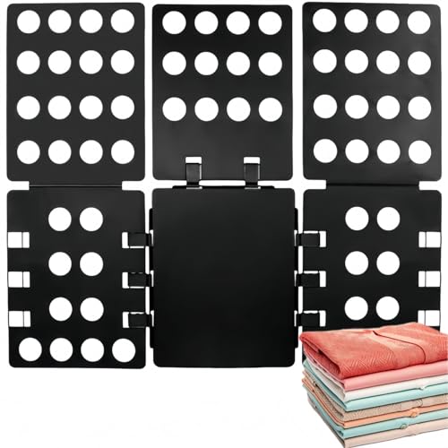 Zhenghebuy Planche à Plier Vêtements,Plieuse Linge Aide au Pliage du Linge,Organiseur Pliable à Rabat Enfant Adulte pour T...
