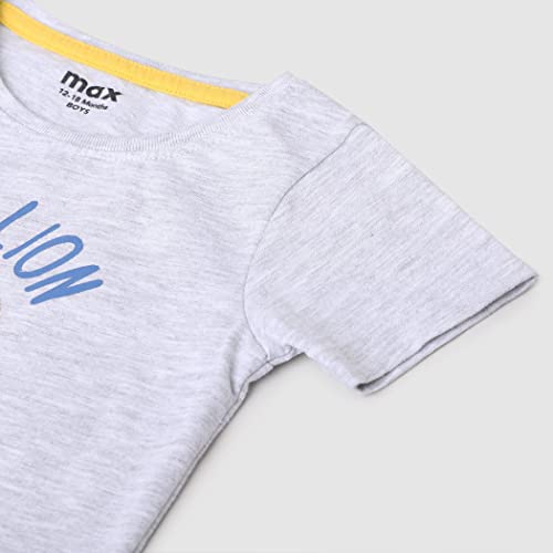 Image of Max Boys Printed Crew Neck T-shirt