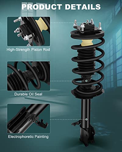 Automuto 2X Front Strut Spring Assembly Shock Absorber Fwd For 2001-2012 For Ford Escape,2001-2006 For Mazda Tribute,2008-2011 For Mazda Tribute,2005-2011 For Mercury Mariner #TOP1