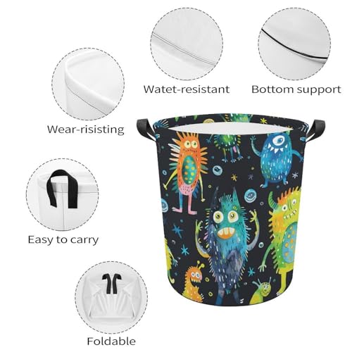 Panier à linge pliable bac de rangement pour vêtements et jouets