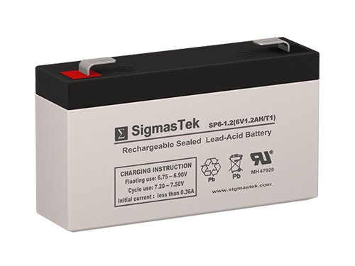 6V 1.2 Amp Ge Security Simon Iii Alarm Battery By Sigmastek #TOP7