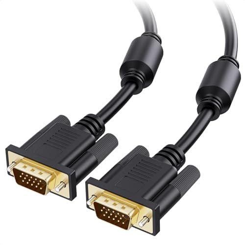 Tobo VGA Cable, VGA to VGA Cable 1.5m / 5ft Video Cable Support 1080P Full HD for PC, HD TV, Laptop Monitor Screen Projector (B0CV7K5TC7) Amazon Price History, Amazon Price Tracker