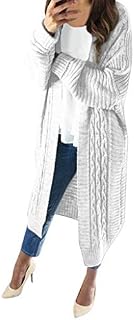 DaySeventh Plus Size Coats,Women Long Sleeved Light Weight Casual Knit Cardigan Sweaters White