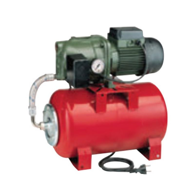 Surpresseur 20L DAB AQUAJETRED8220M - Réservoir horizontal à vessie avec pompe a eau 0,6 kW jusqu'à 3,6 m3/h monophasé 220V