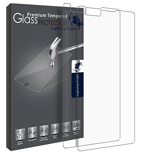[2 Pack] LK for LG Tribute HD Screen Protector, Tempered Glass with Lifetime Replacement Warranty for LS676
