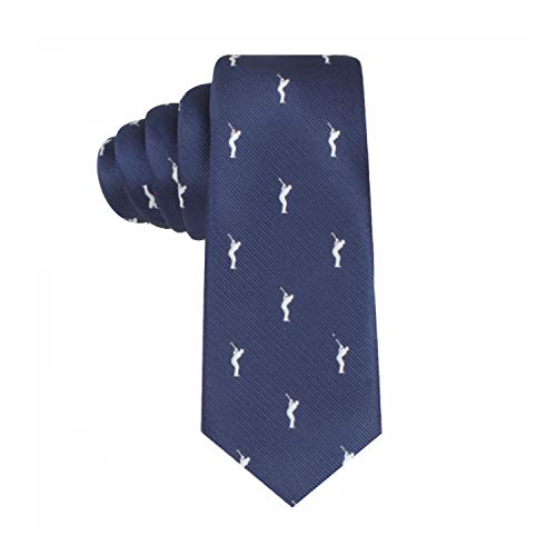 Auscufflinks Golf Sports Ties | Golfer Woven Skinny Neckties | Golf Player | Work Ties For Him | Bday Present For Guys (Golf Swing) #TOP1