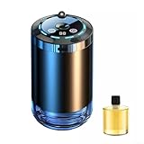 Smart - Diffusore di aromi per auto e deodorante con 5 livelli regolabili, design in lega di alluminio, doppio uso per auto e casa, purifica l