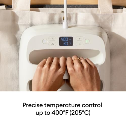 Image of Cricut EasyPress SE Taupe - 9 x 9 Heat Press + EasyPress Mat, 12 x 12 | 9 in x 9 in Heat Transfer Machine for T-Shirts, Sweatshirts, Blankets, Pillows, & More - Easy to Use