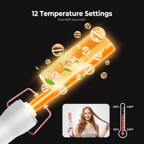 Peine Eléctrico Caliente para Cabello con 12 Temperaturas miniatura 4