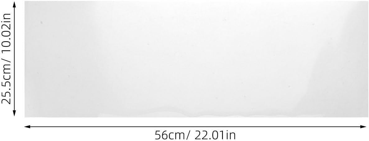 10pcs Sandblasting Film for Cabinet Lens Protection Pet Adhesive | Double Sided Tape Included Industrial Sandblasting Applications for Fast Replacement and Fine Visibility Abrasive
