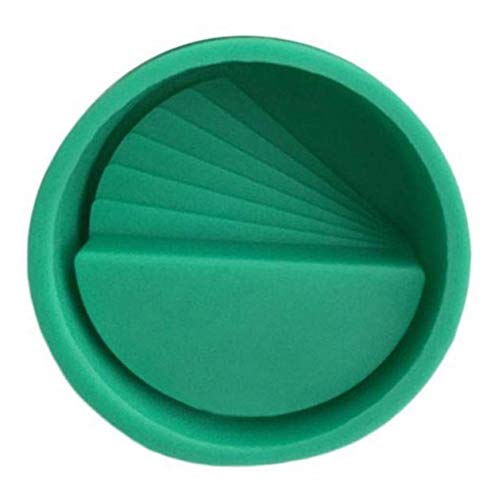 buS9YIN4E Creative DIY Succulent Plant Potted Mould Concrete Silicone Simple Flower Pot Mould Candlestick Mould - Used for Home Decoration Green C