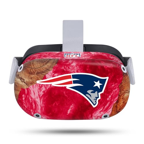 Autocollant Meta Quest 2 Patriots NFL Style Bois pour vos Sessions de Jeu Immersives