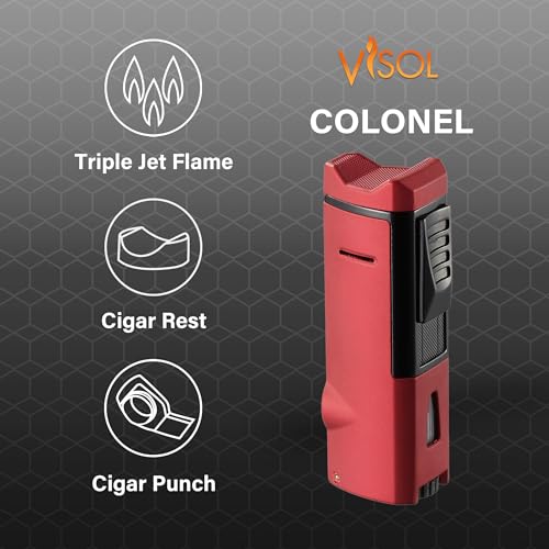 Encendedor Visol Torch Triple Llama miniatura 2
