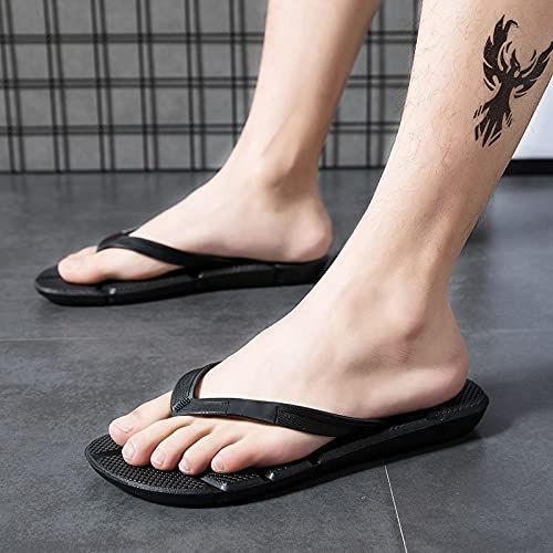 DABEIGOUZTUOXN MENS SLISTERS Zomer mannen slippers outdoor antislip strandschoenen Snel droge savourless flip-flop sandalen gemakkelijk gewicht zachte eva (Color : Khaki, Shoe Size : 43) - Afbeelding 4